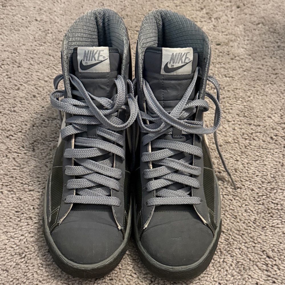 Nike Blazer Men's Charcoal High-Top Sneakers